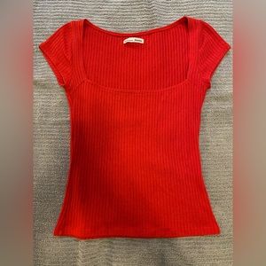 Reformation square neck top